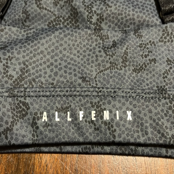 ALL FENIX Animal Print Sports Bra - Graphite - XS - Picture 5 of 11